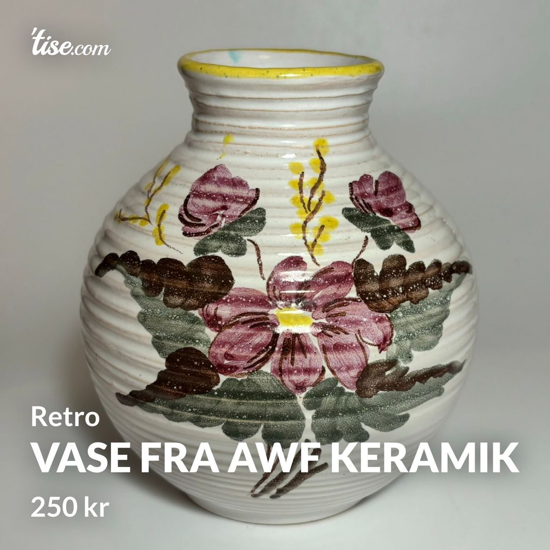 Vase fra AWF keramik