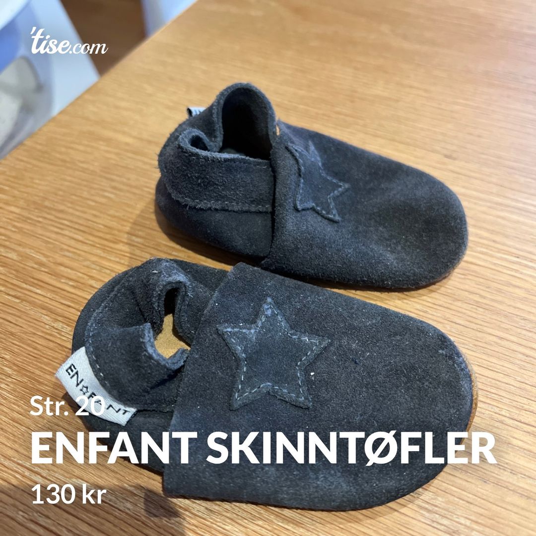 Enfant skinntøfler