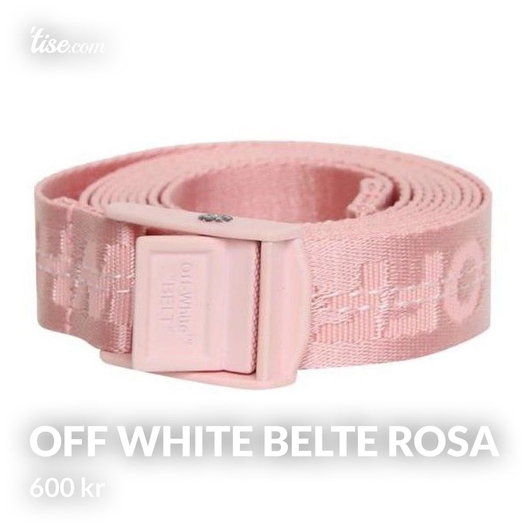 Off white belte rosa