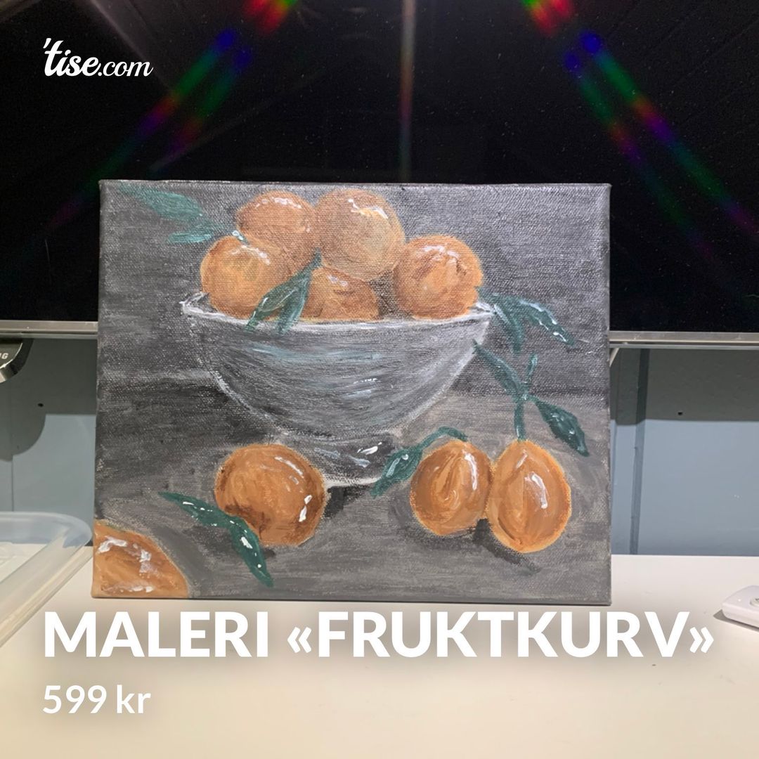 Maleri «fruktkurv»