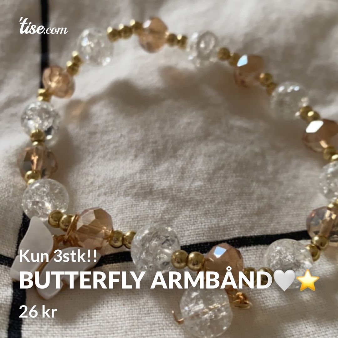 Butterfly armbånd🤍⭐️