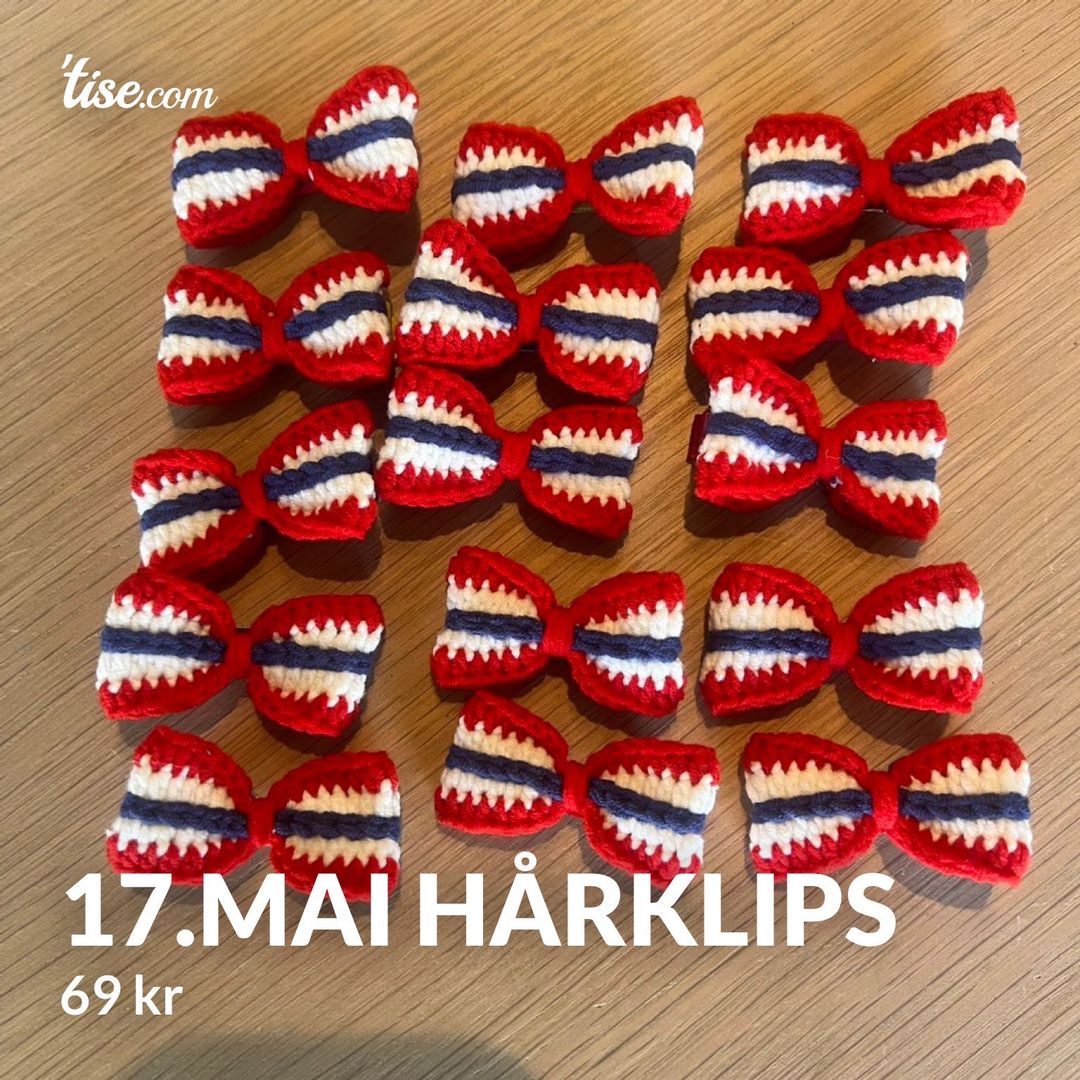 17.mai Hårklips