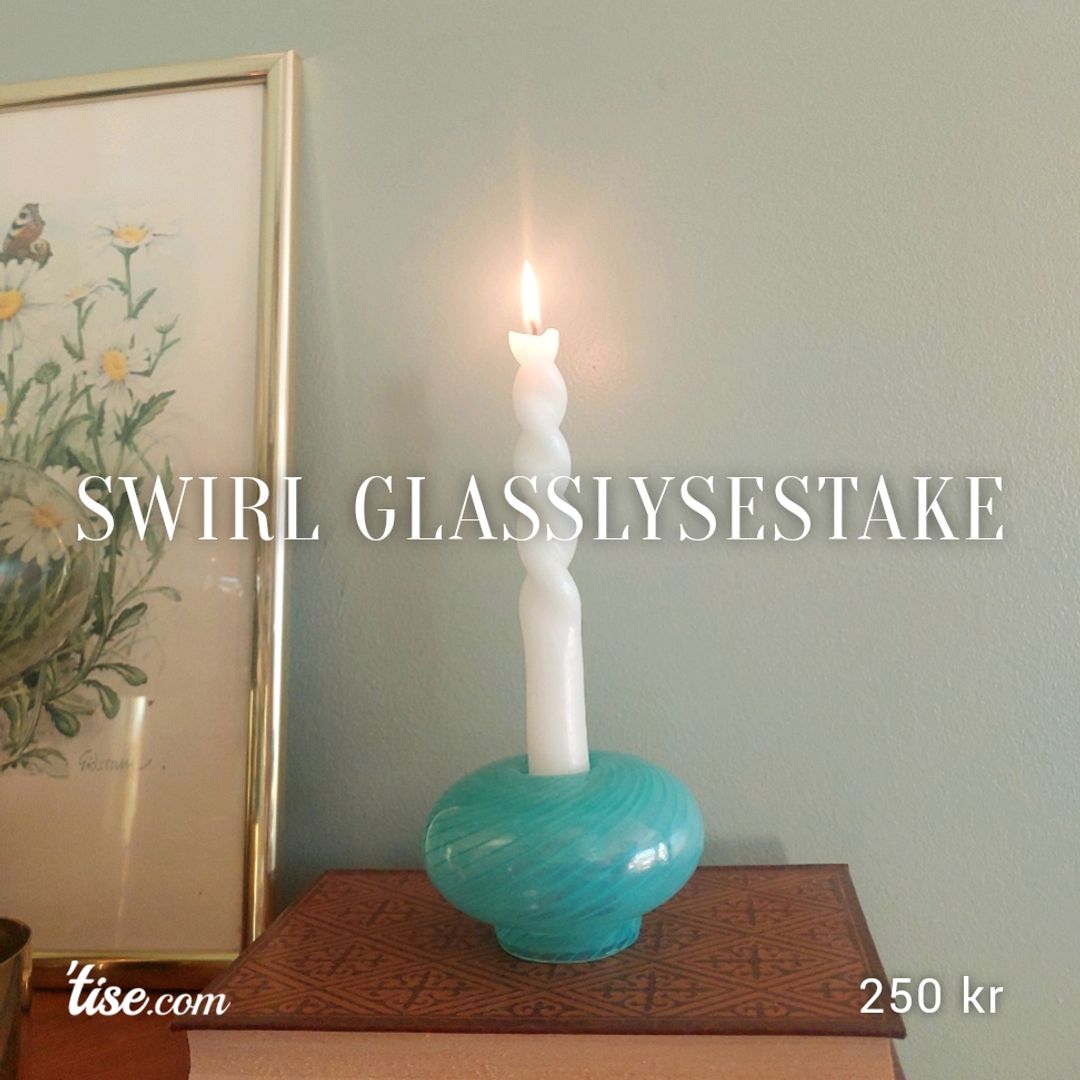 Swirl Glasslysestake