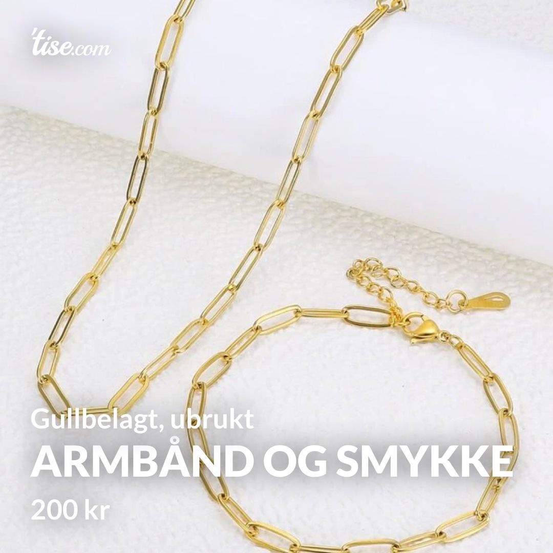 Armbånd og smykke