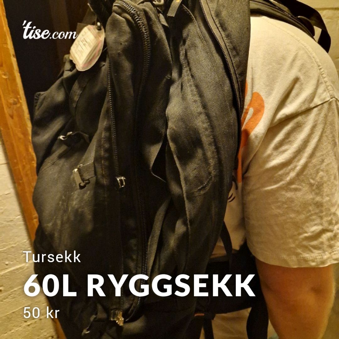 60L ryggsekk