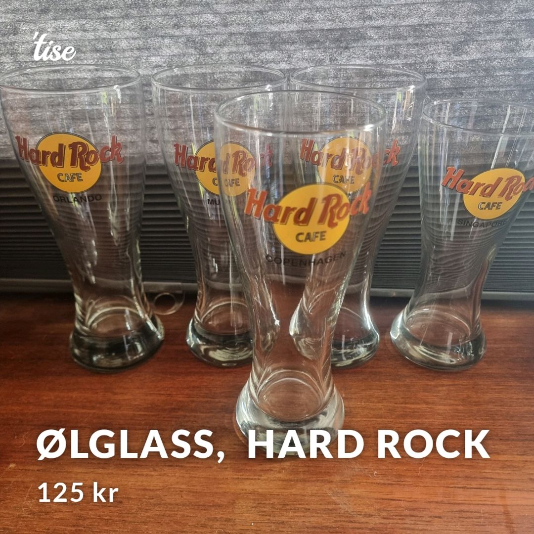 Ølglass  Hard Rock