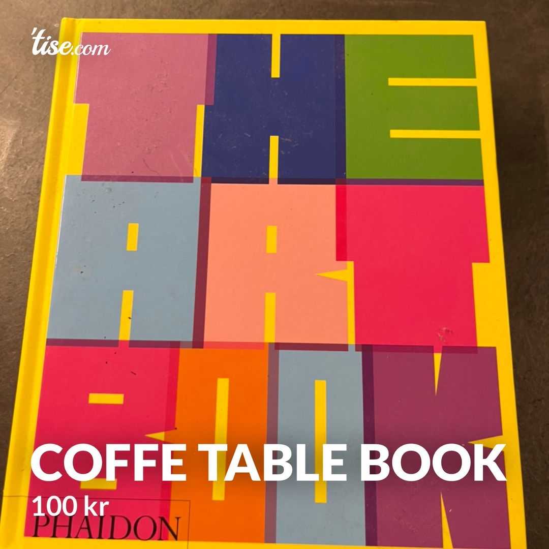 Coffe table book