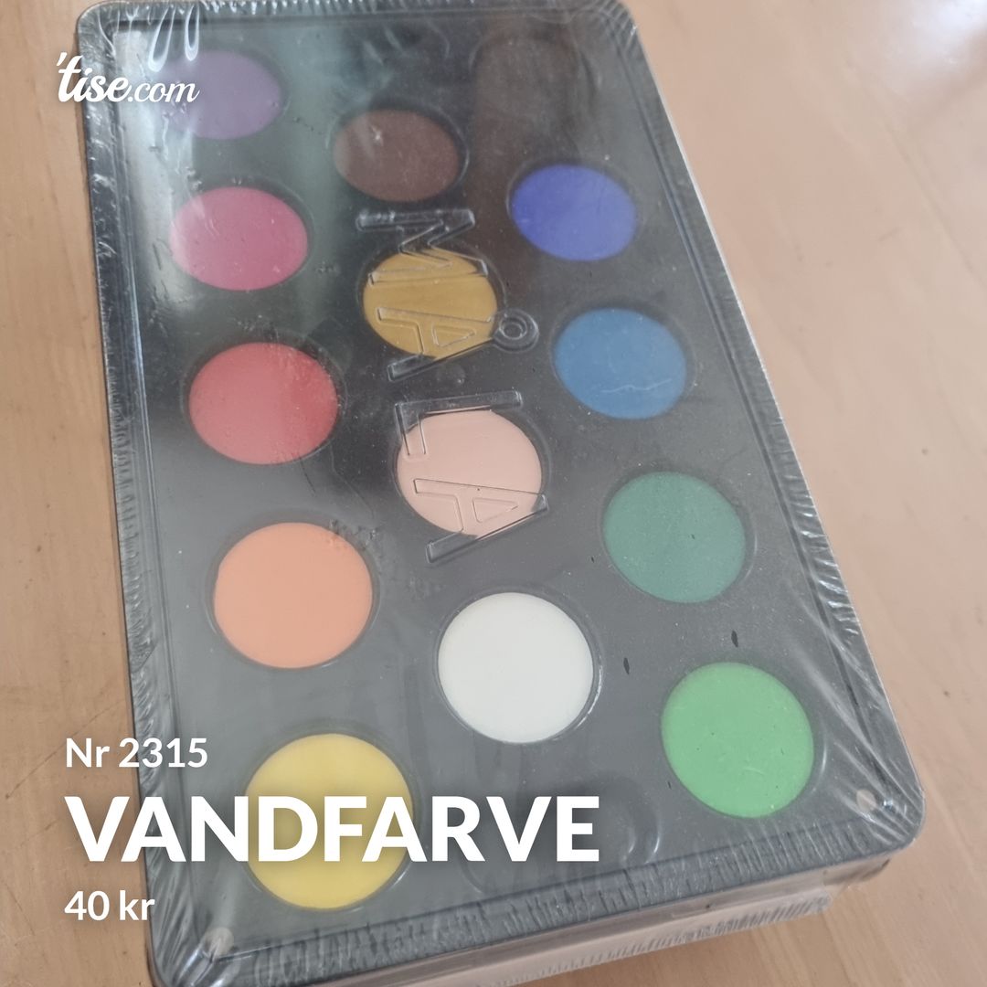 Vandfarve