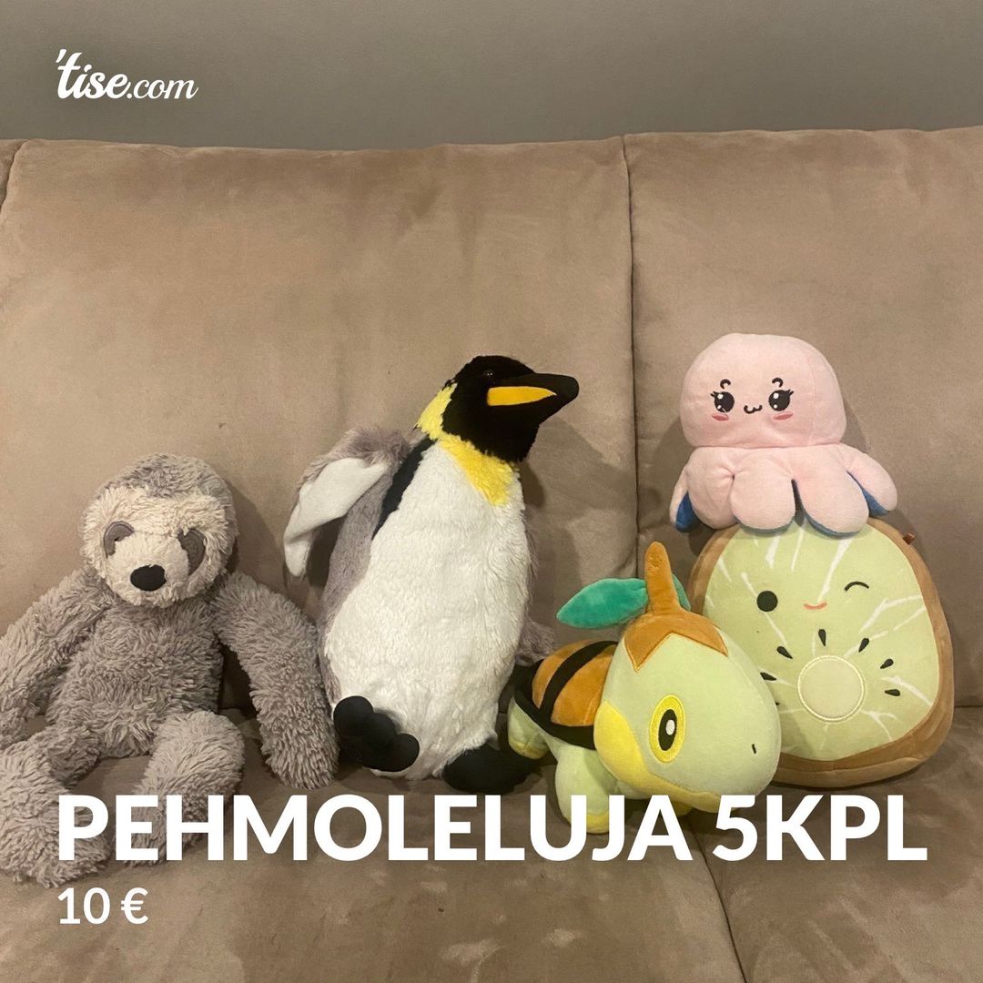 Pehmoleluja 5kpl