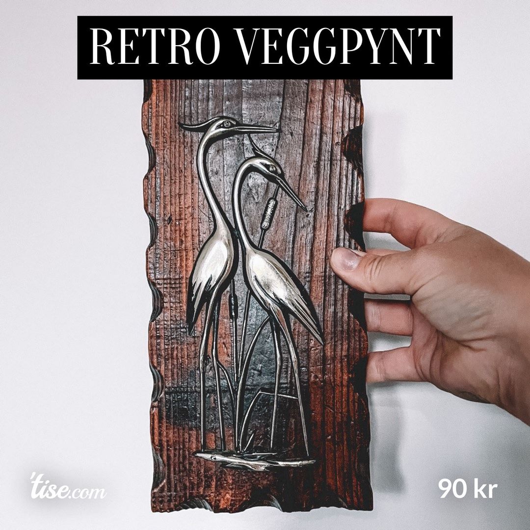 Retro veggpynt