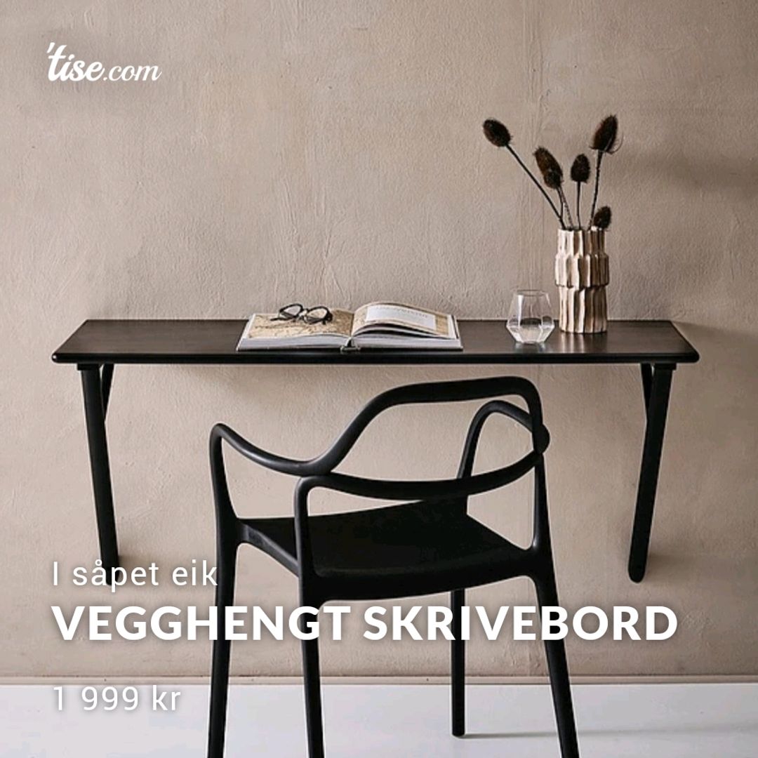 Vegghengt skrivebord