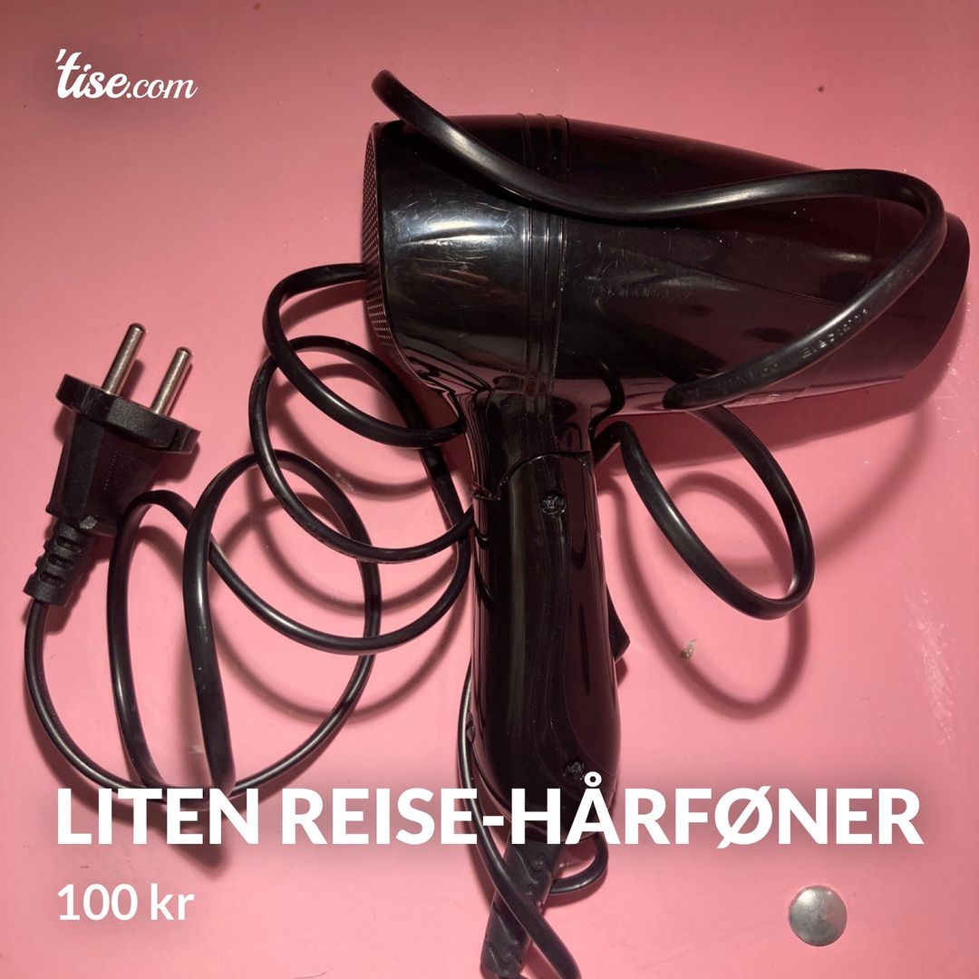 Liten reise-hårføner