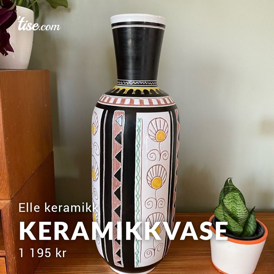 Keramikkvase