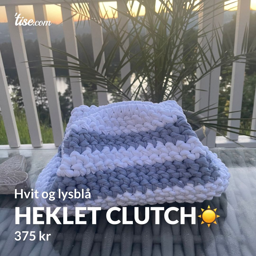 Heklet clutch☀️