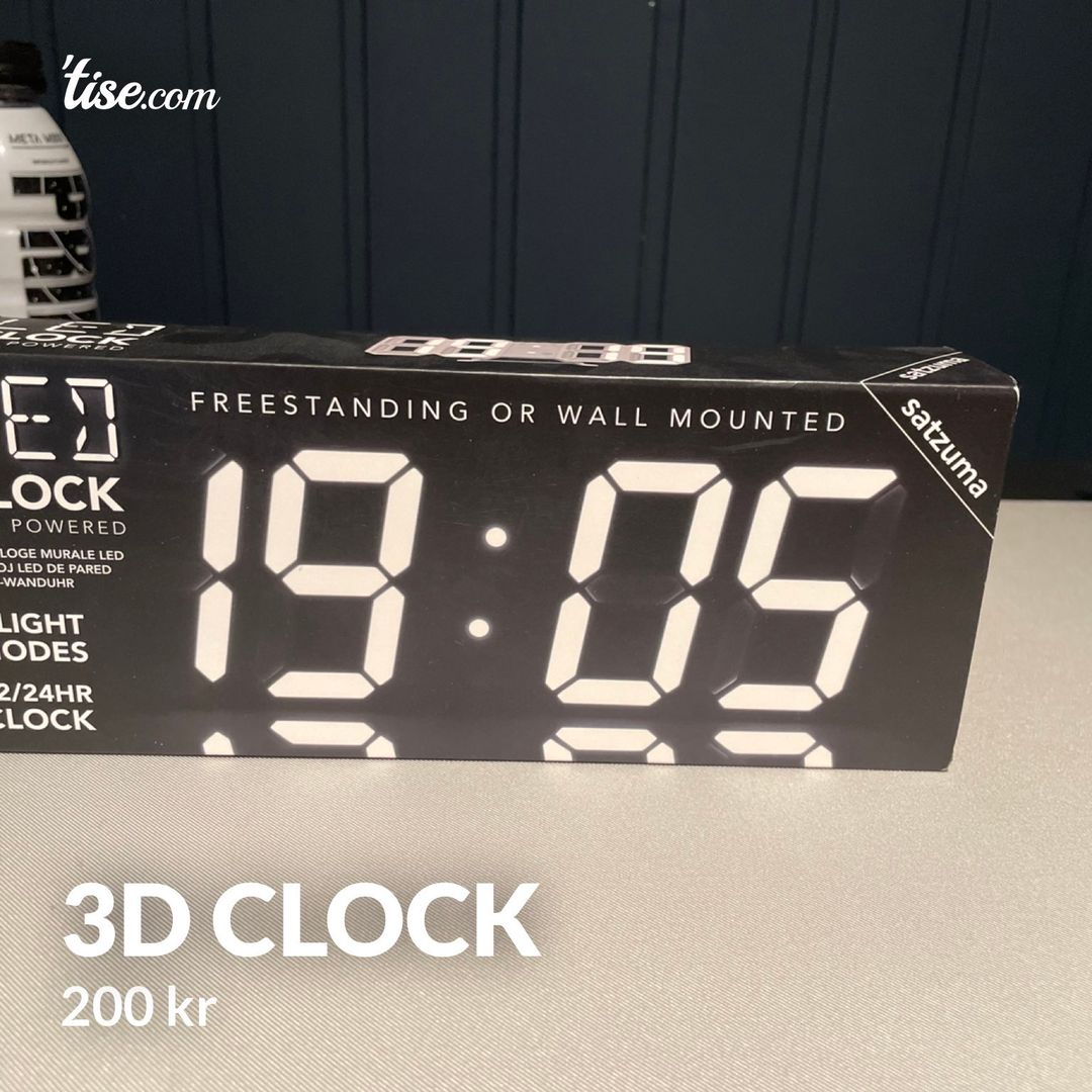 3d clock