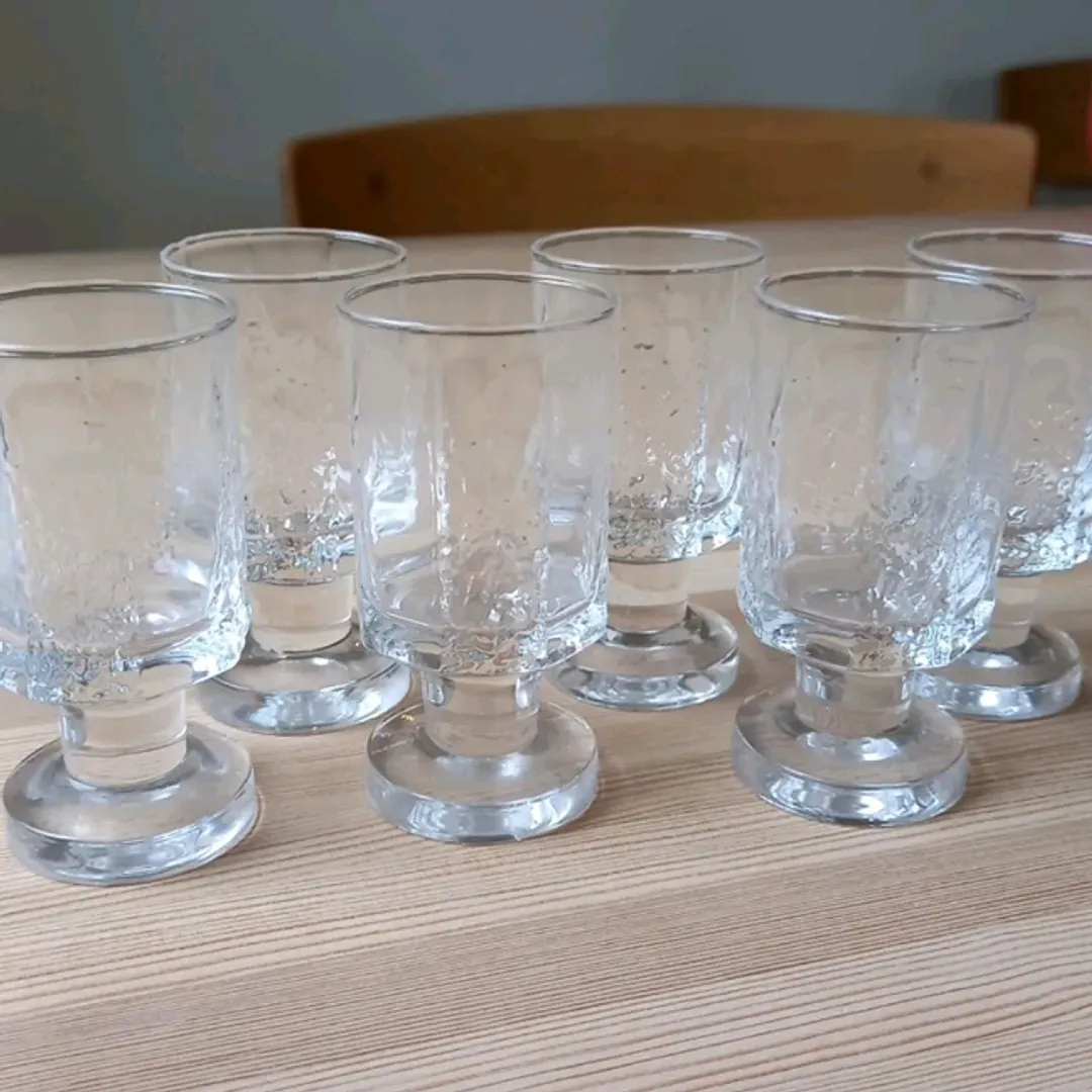 6 X Drammeglass