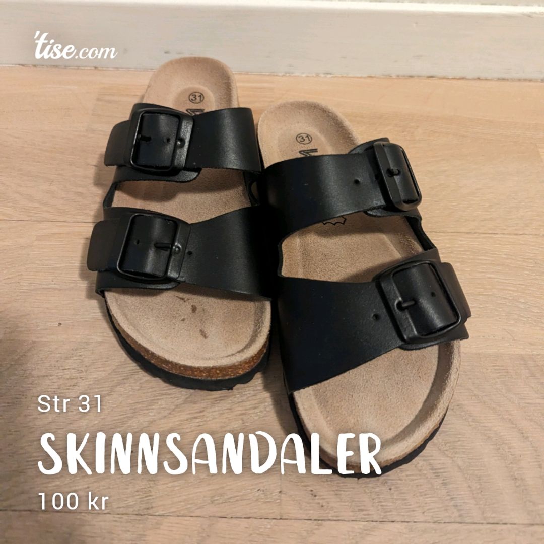 Skinnsandaler