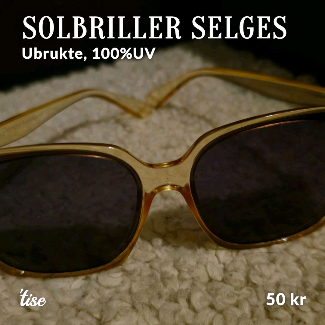 Solbriller Selges