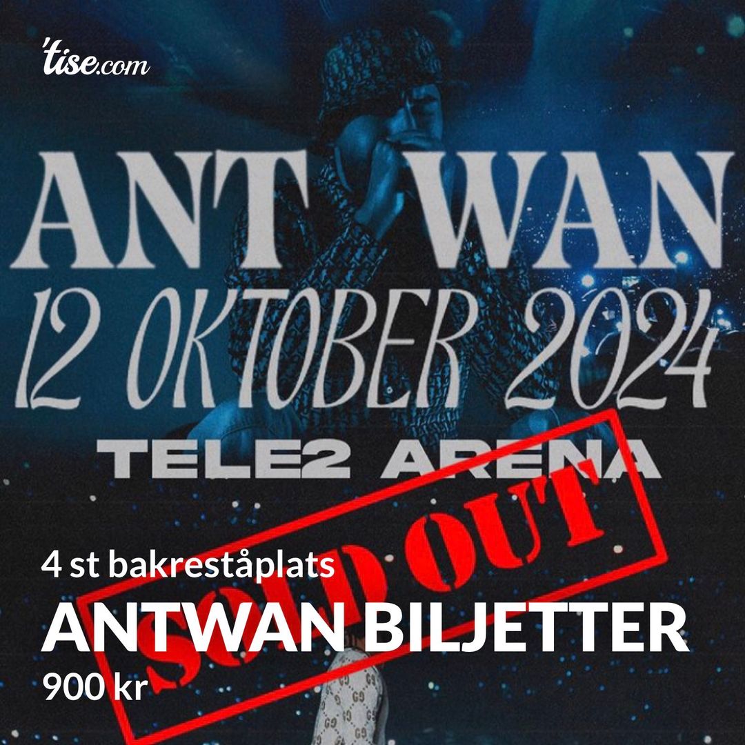 Antwan biljetter