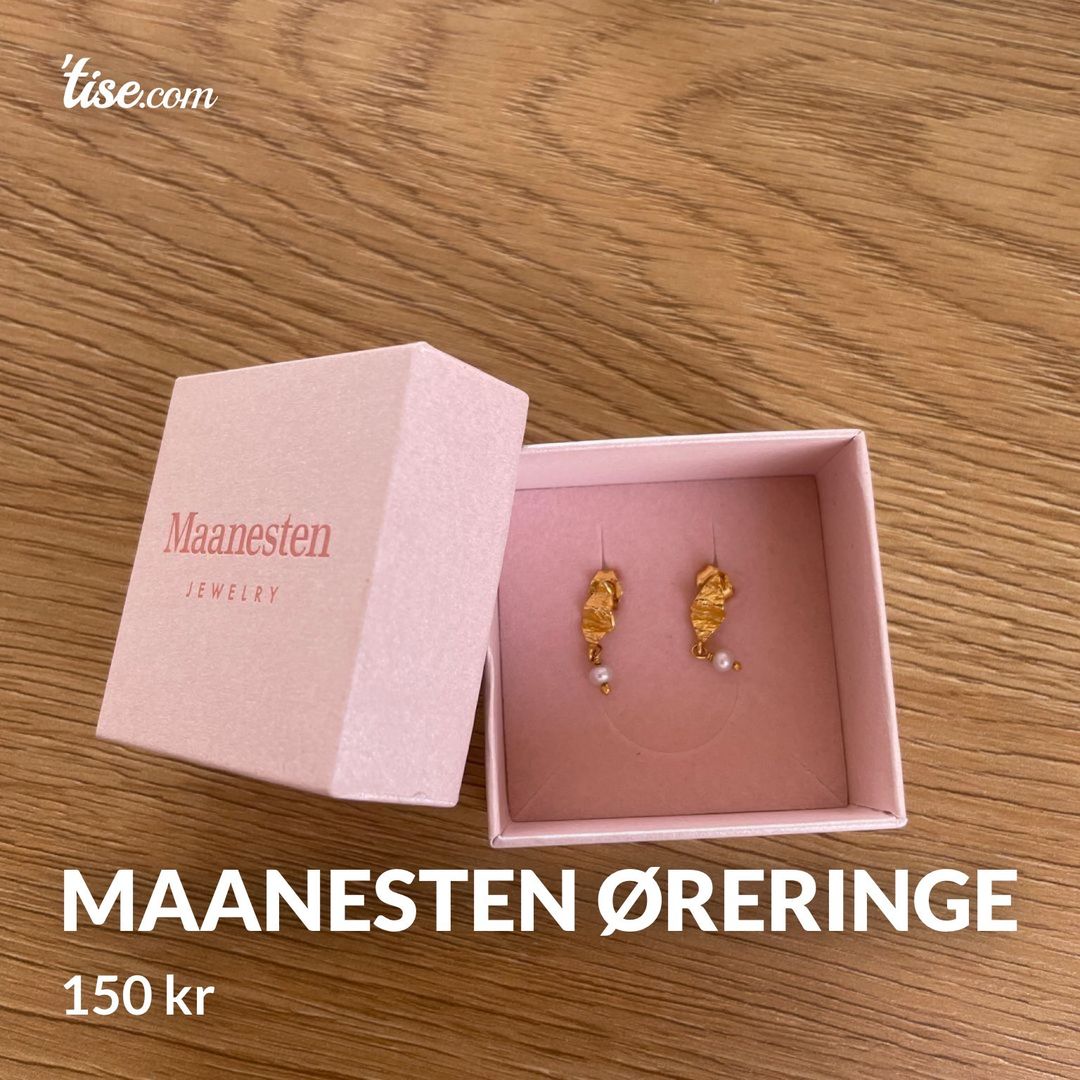 Maanesten øreringe