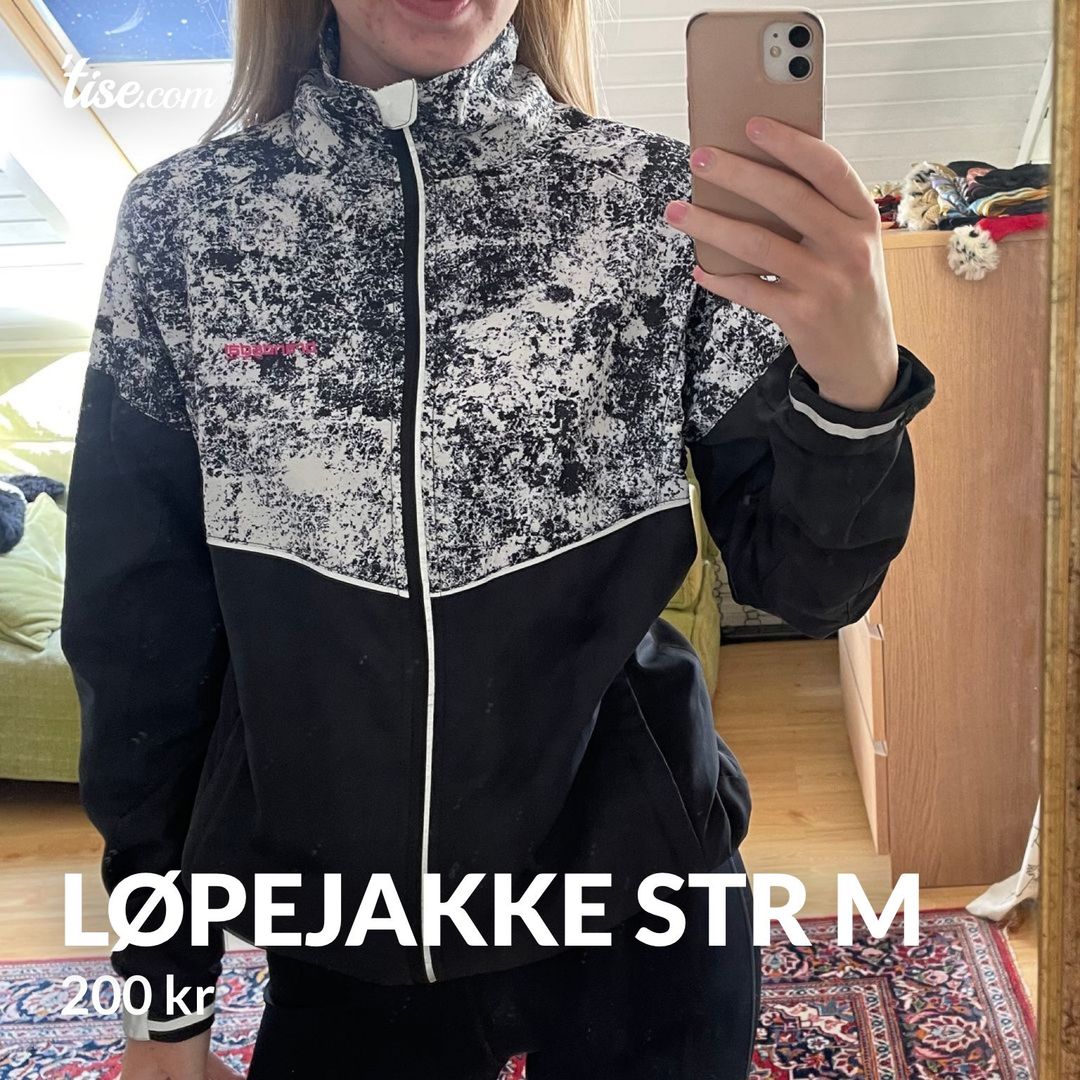 Løpejakke str M