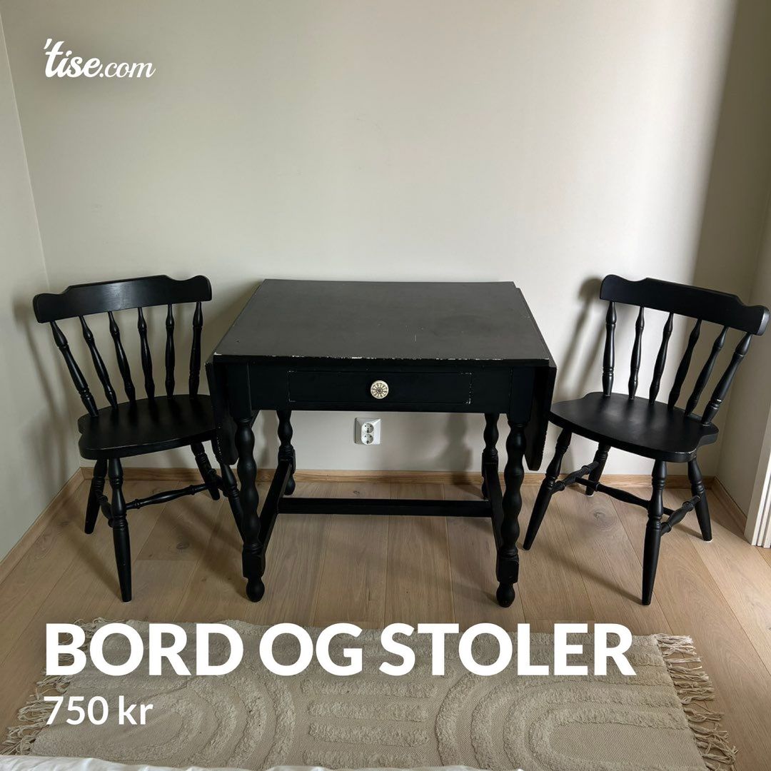 Bord og stoler