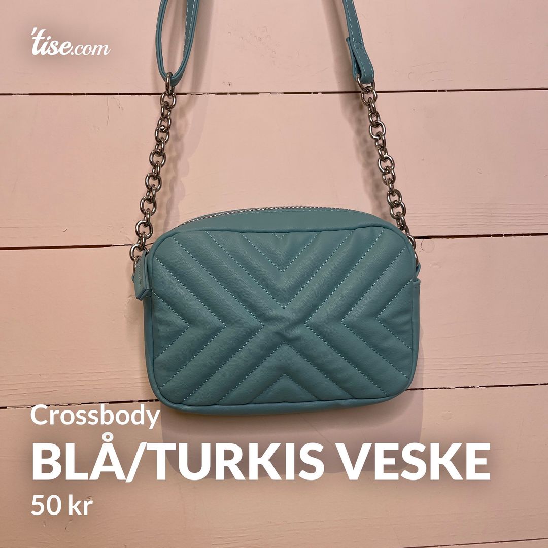 Blå/turkis veske