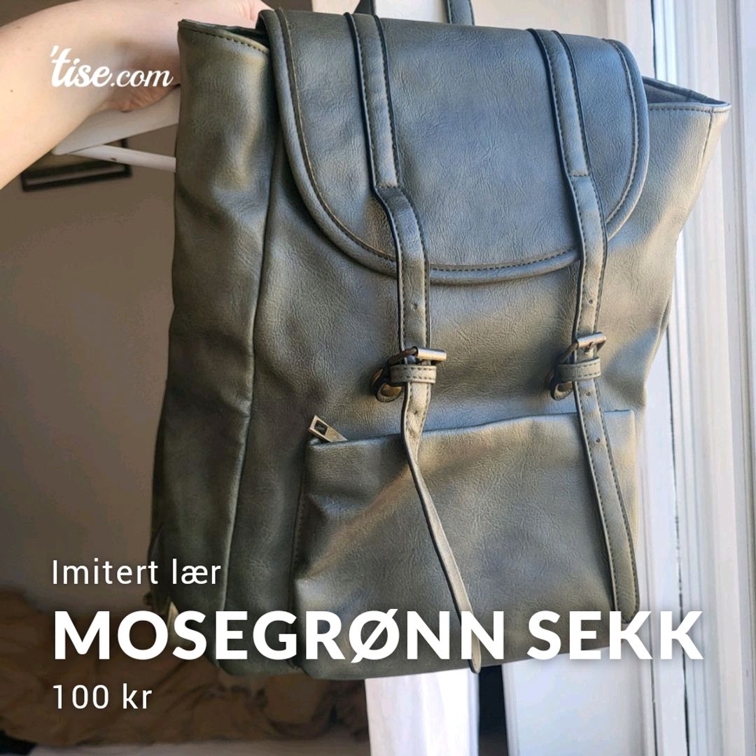 Mosegrønn Sekk