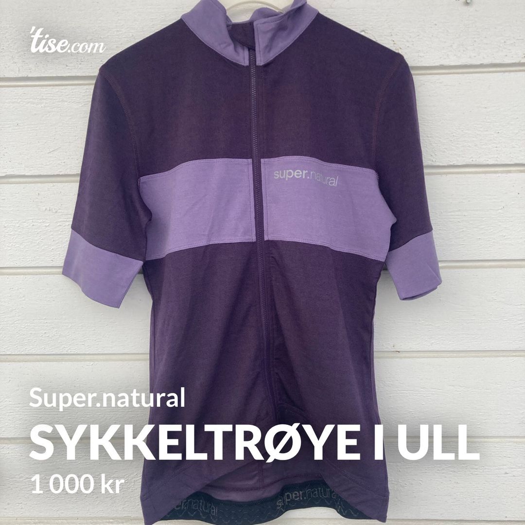 Sykkeltrøye i ull