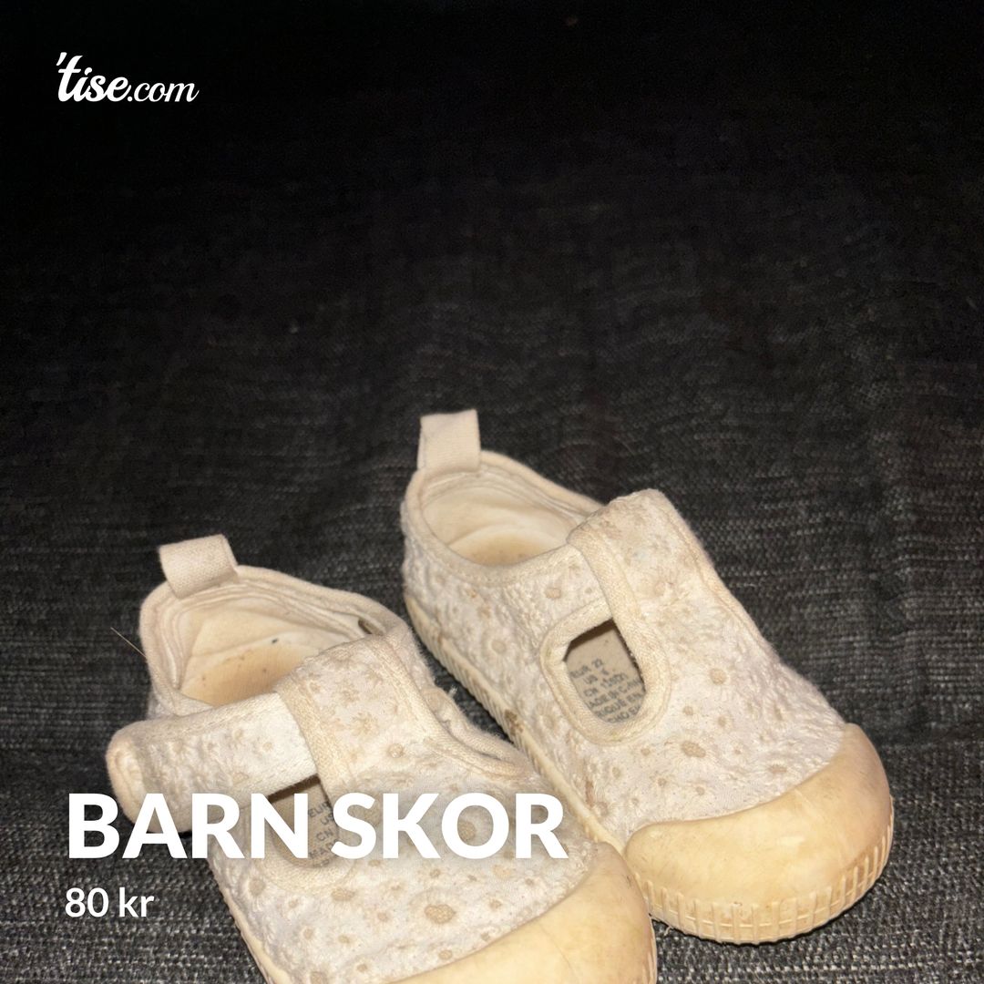 Barn skor