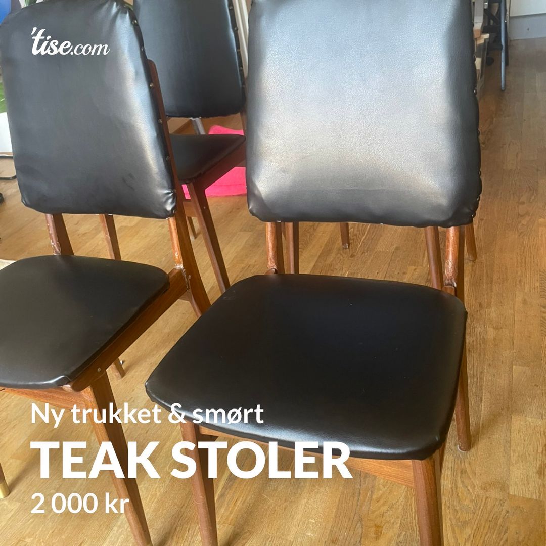 Teak stoler