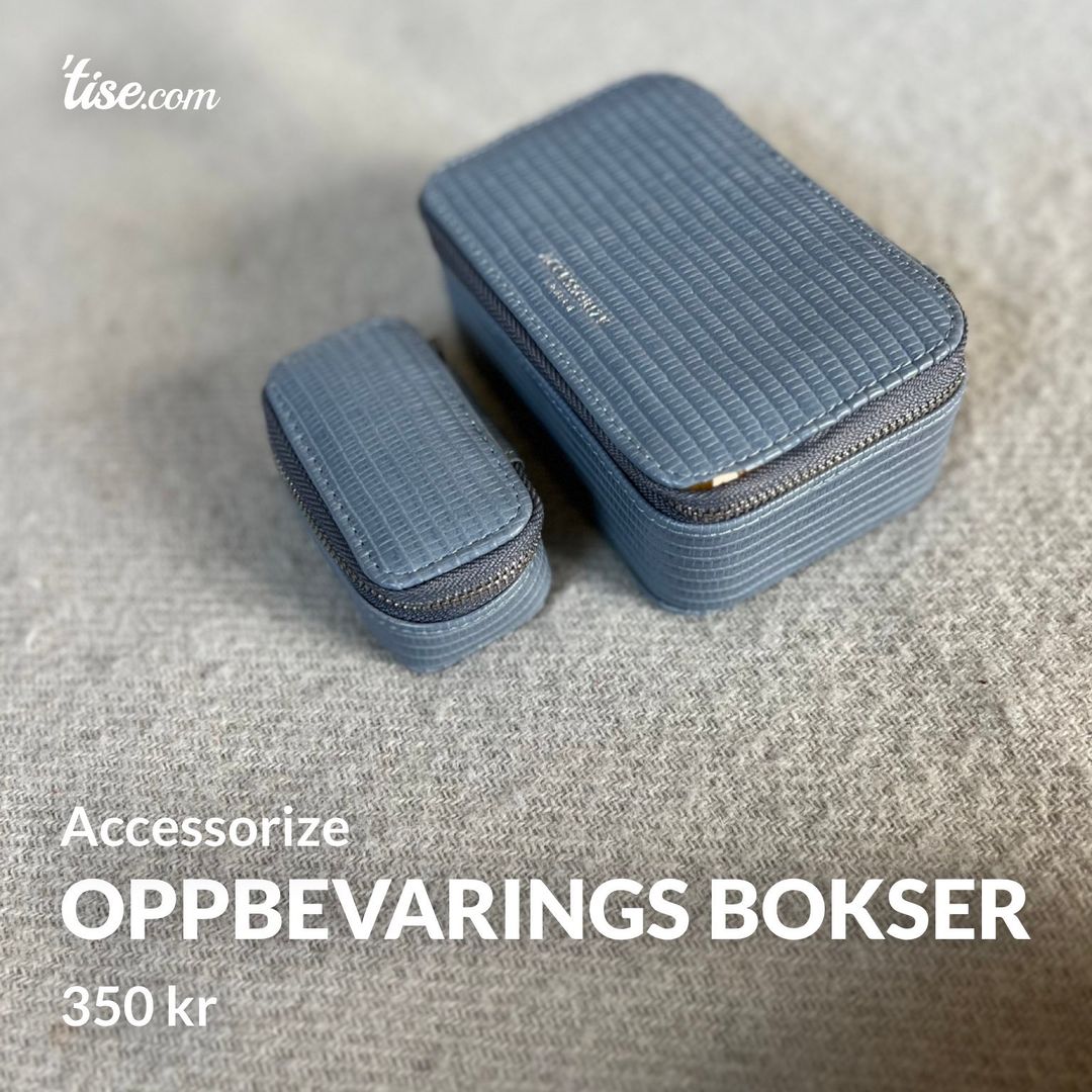 Oppbevarings bokser