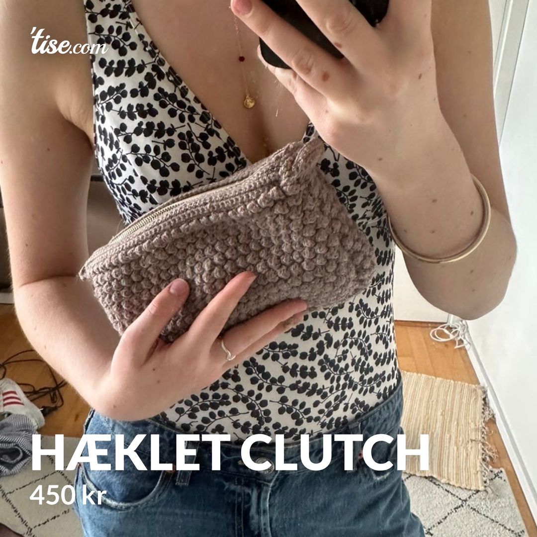 Hæklet clutch