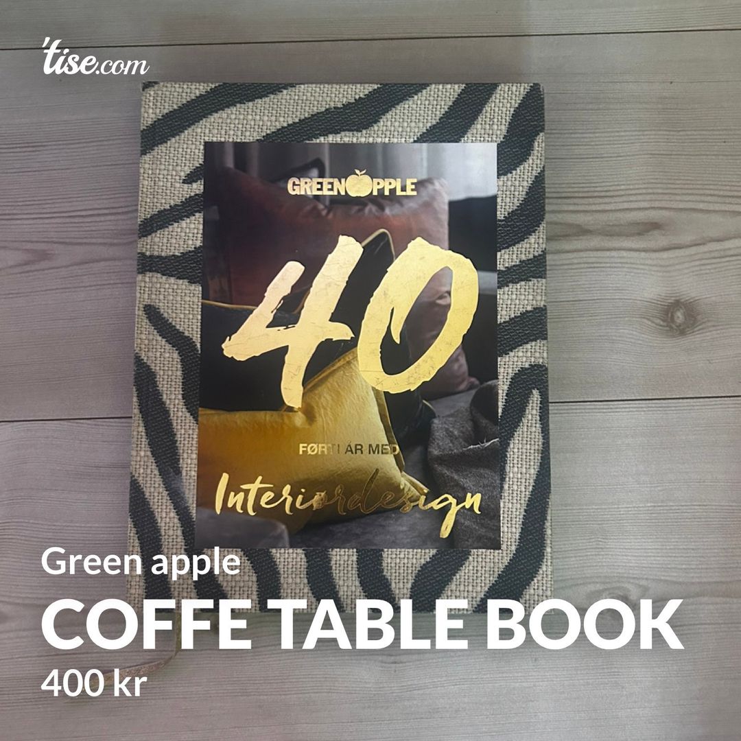 Coffe table book
