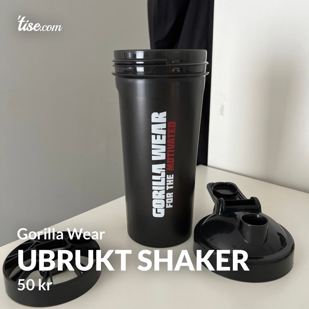 Ubrukt shaker