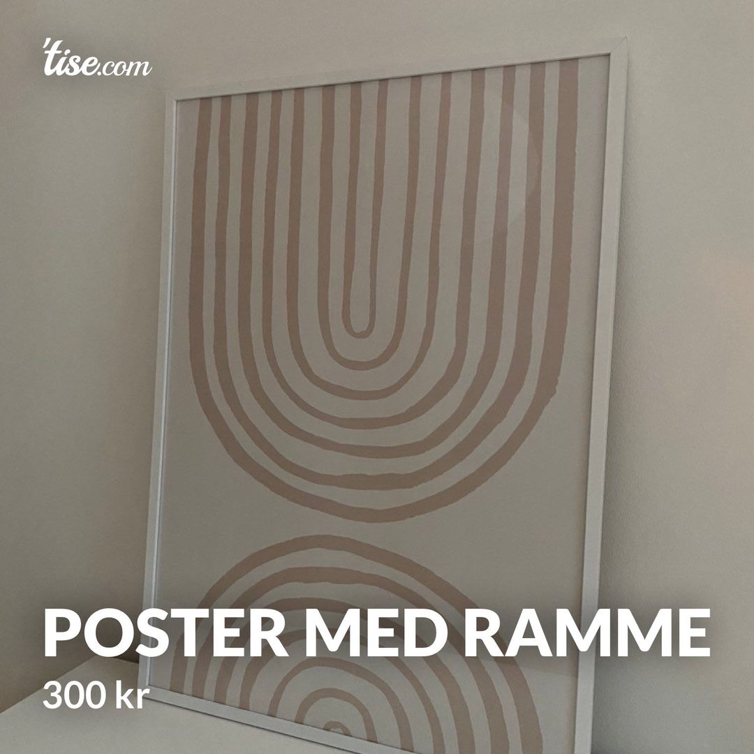 Poster med ramme