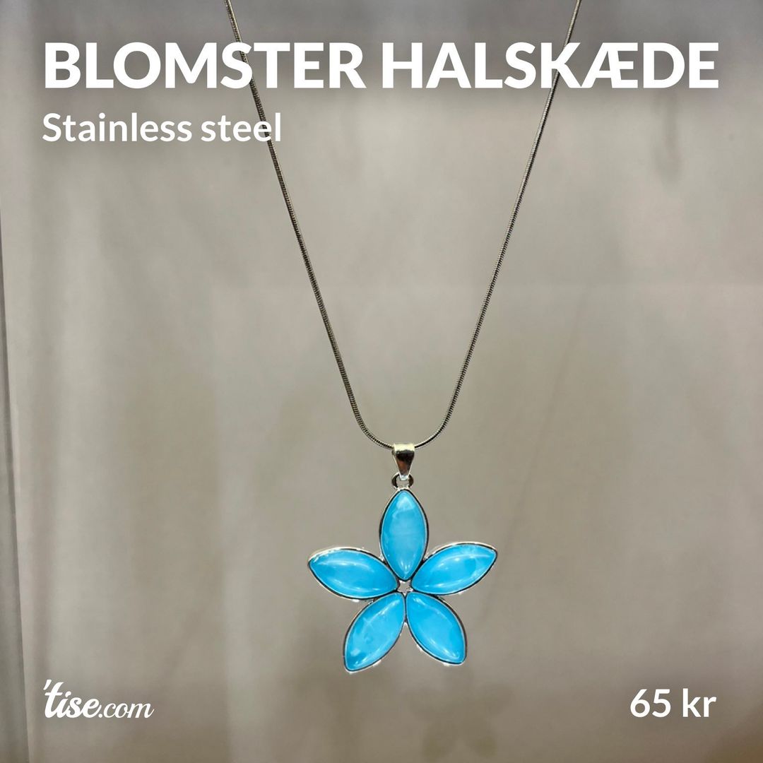 Blomster halskæde