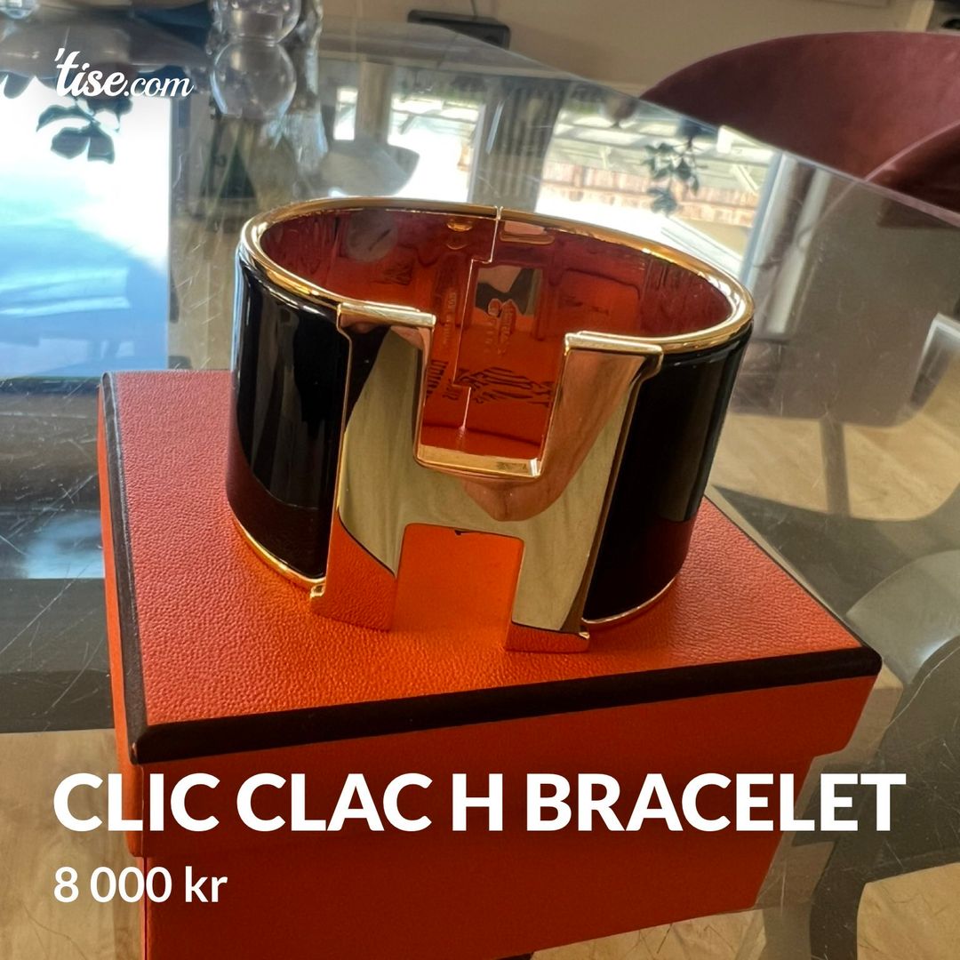 Clic clac H bracelet