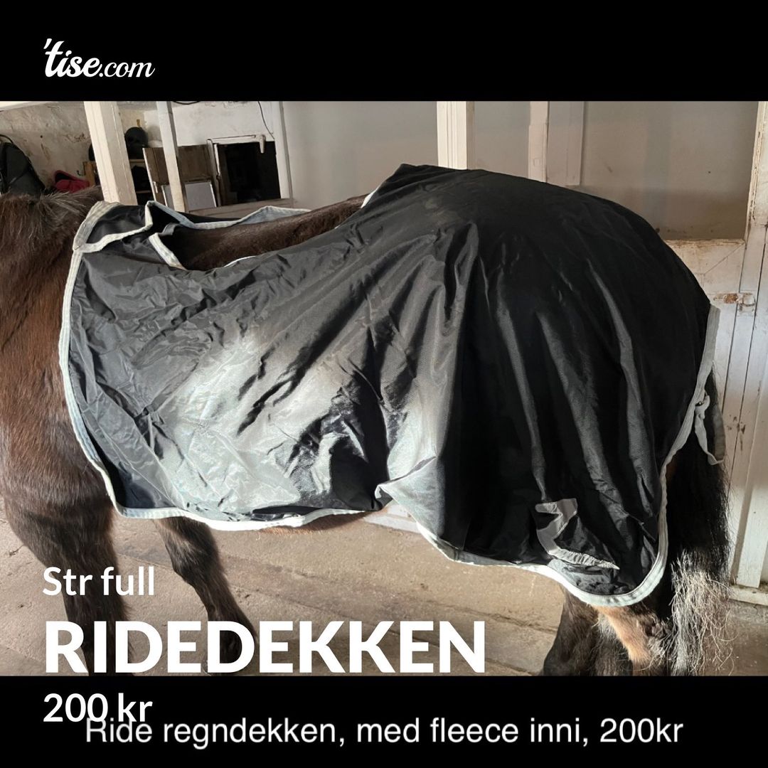 Ridedekken