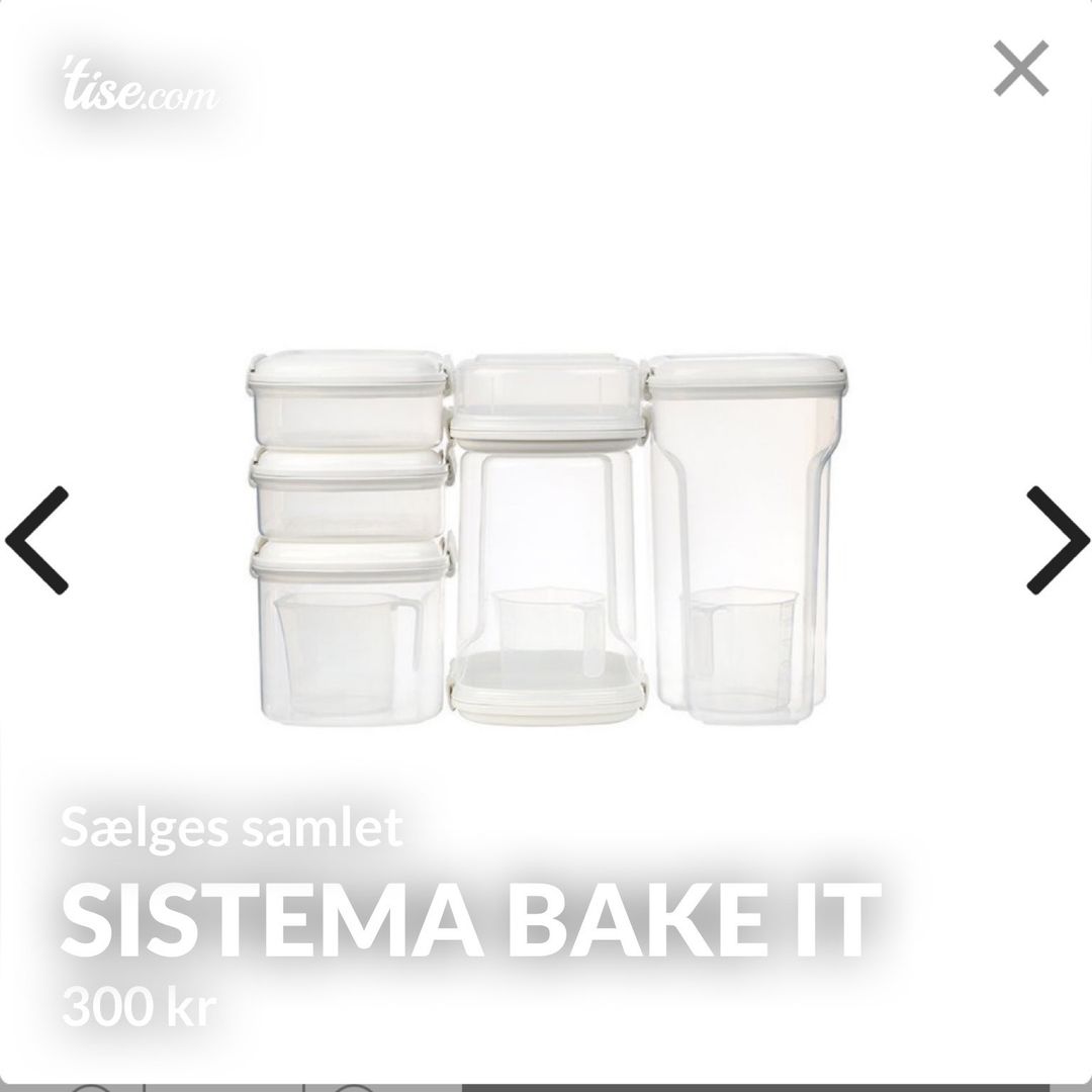 Sistema Bake It