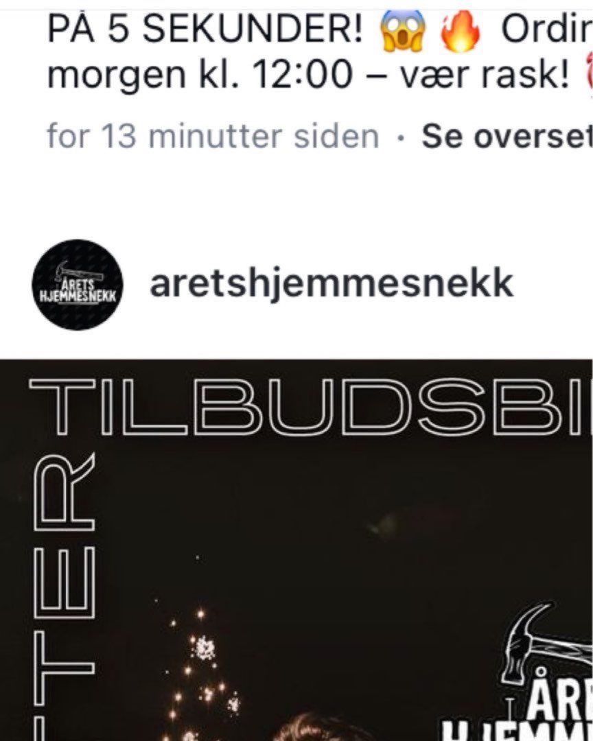 Årets hjemmesnekk 25