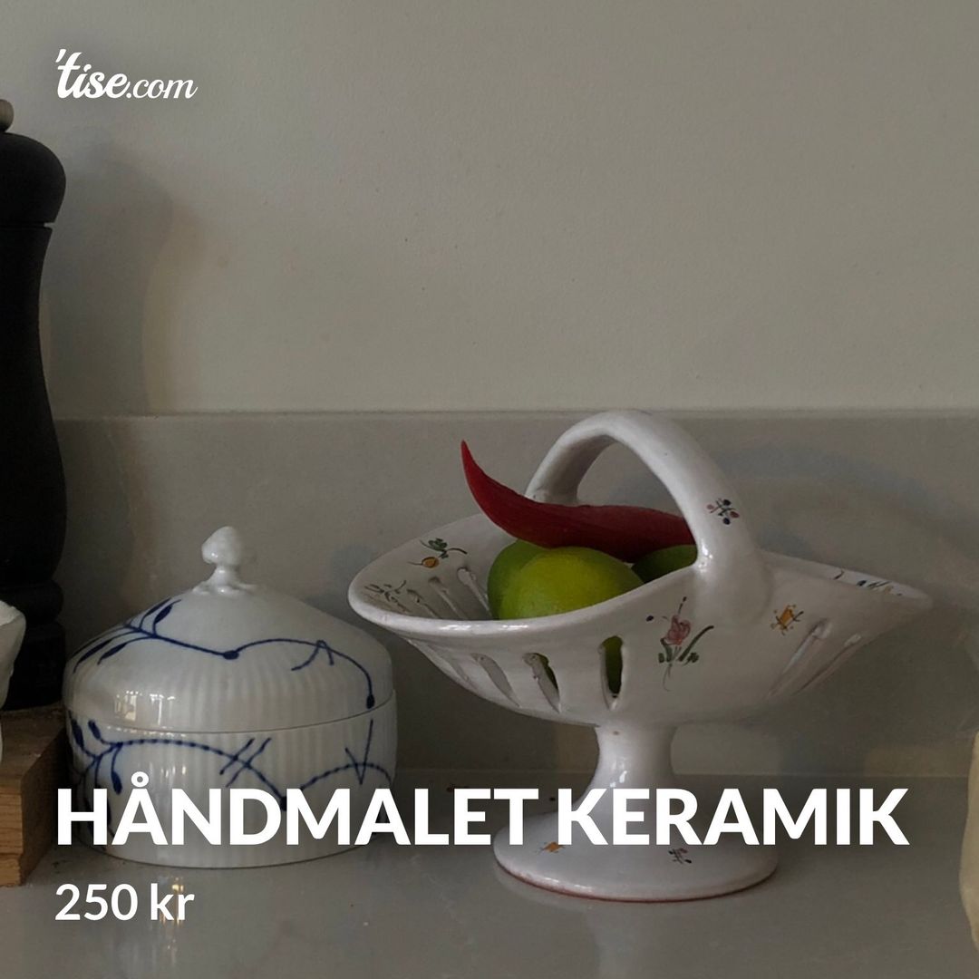 Håndmalet keramik