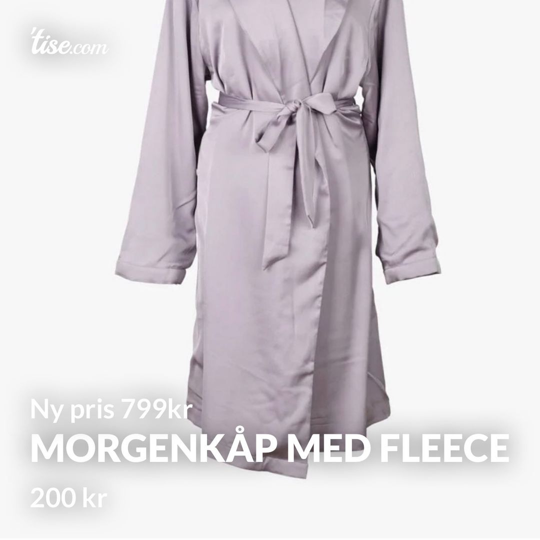 Morgenkåp med fleece