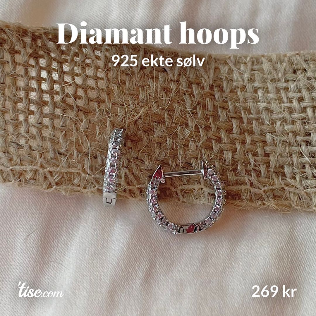 Diamant hoops