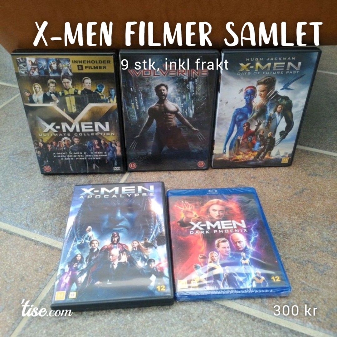 X-Men Filmer Samlet
