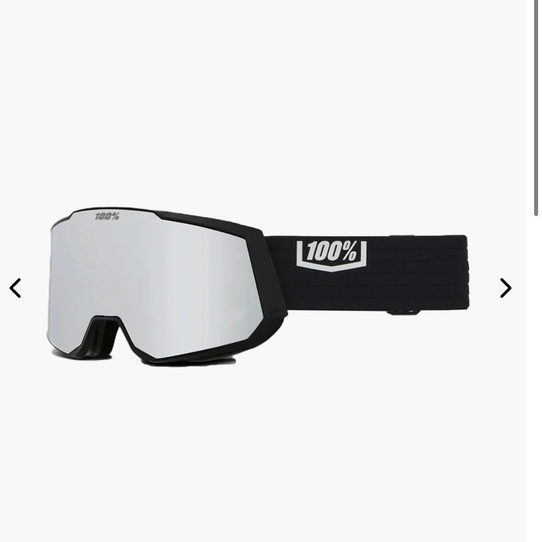 100% ski goggles