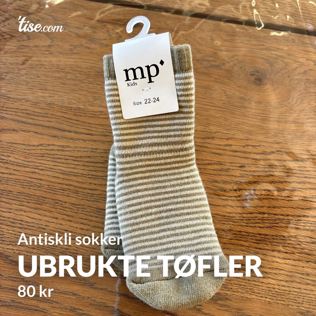 Ubrukte tøfler