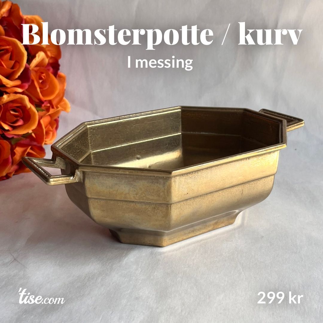 Blomsterpotte / kurv