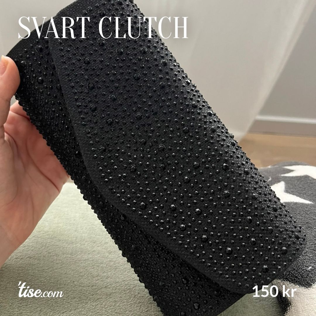 Svart clutch