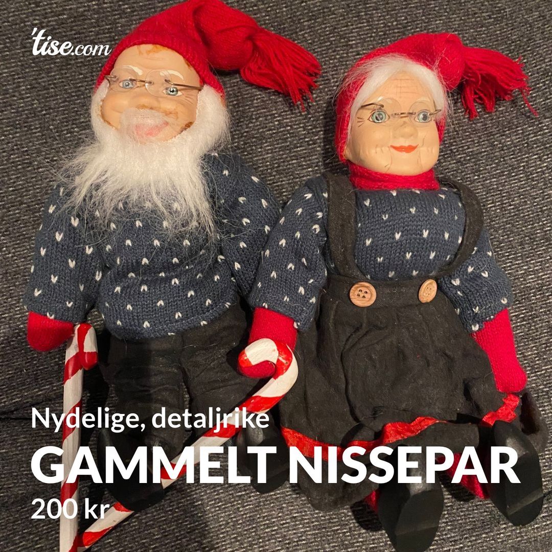 Gammelt nissepar